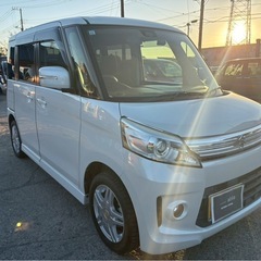 【支払総額15.8万円】スペーシアカスタムターボ 車検令和8年11月内外装良好 即日納車ok両側パワスラ 修復歴無しの画像