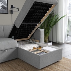 IKEA ソファベッド フリーヘーテングレー
の画像