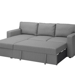 IKEA ソファベッド フリーヘーテングレー
の画像