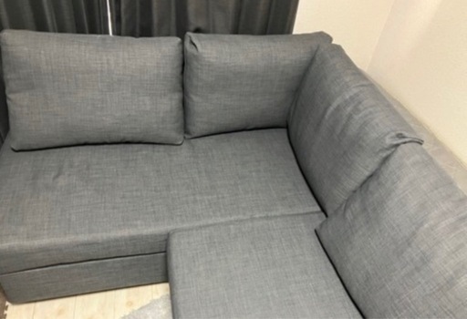 IKEA ソファベッド フリーヘーテングレー