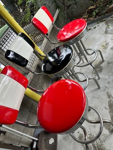 アンティーク　アメリカンハイチェア