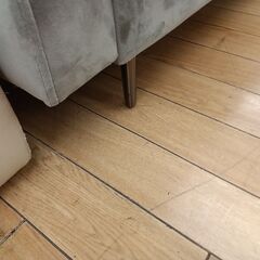 ★リユースのサカイつくば店★TK7393  2人かけソファ グレー H73×D74×W138 クリーニング済みの画像