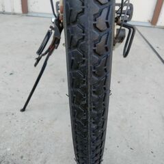 自転車　27インチ　オートライト　後ろタイヤ新品交換済　近隣有料配達可能の画像