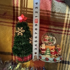 クリスマス　スノードーム　ミニツリー　ラッピング用品etcの画像