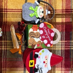 クリスマス　スノードーム　ミニツリー　ラッピング用品etcの画像