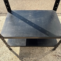 スチールラック   黒  3段の画像