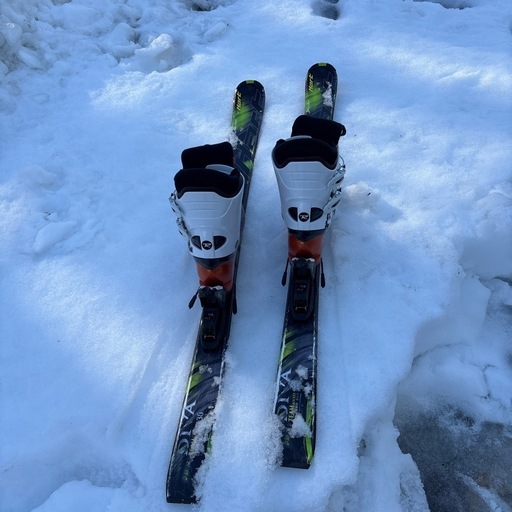 130cm スキー板　ブーツ24.5cmセット