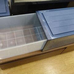 ⑥ Fits 収納ケース 引き出し収納 ディープサイズ 高30㎝ 天馬 ネイビー 衣類収納 押入れ収納 西岡店の画像