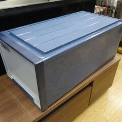 ⑥ Fits 収納ケース 引き出し収納 ディープサイズ 高30㎝ 天馬 ネイビー 衣類収納 押入れ収納 西岡店の画像