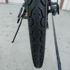 自転車　700✕32C　フレームサイズ約52センチ　後ろタイヤ新品交換済　サドル新品　近隣有料配達可能の画像