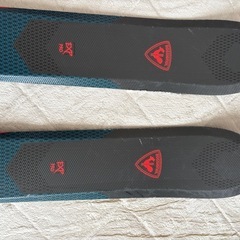 スキー板140cmとストックの画像