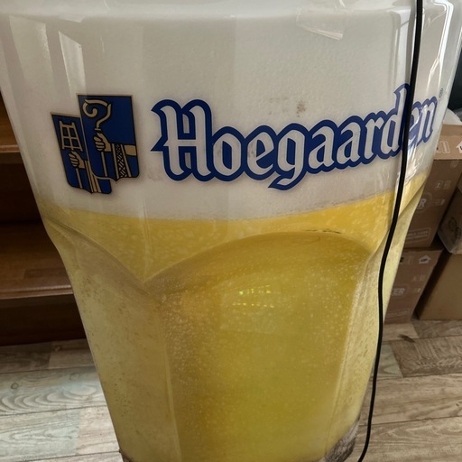 ビールの形のライト