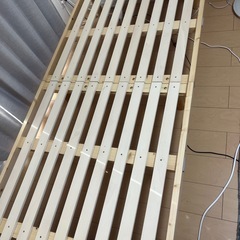 【美品】すのこフレーム　マットレスの画像