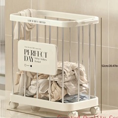 S❶新品未使用ランドリーキャリーバスケットの画像