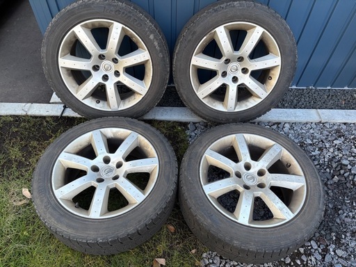 フェアレディZ　Z33　日産純正　17インチアルミホイール　4本　IG50プラス