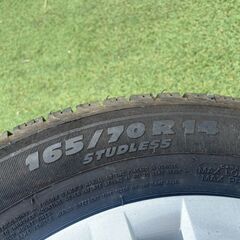 【中古】フォルクスワーゲン/鉄チン/スチールホイール/VW UP/純正/17年製の画像