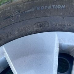 【中古】フォルクスワーゲン/鉄チン/スチールホイール/VW UP/純正/17年製の画像