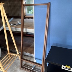 ハンガーラック   ブラウンの画像