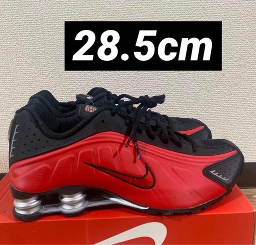 ナイキ ショックス R4 ユニバーシティxレッド/ブラック/メタリックシルバー　28.5cm 新品未使用