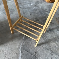 ハンガーラック  ナチュラル色の画像