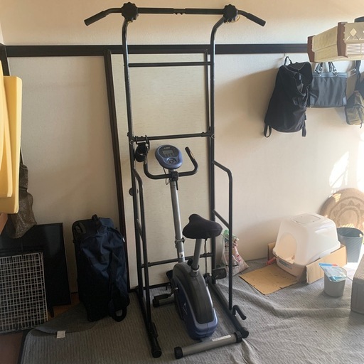 懸垂器&エアロバイク　単品可（出張のため今週で公開一時停止します）