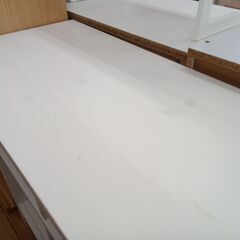 ★リユースのサカイつくば店★TK7402  収納ラック ホワイト H74×D40×W159 クリーニング済みの画像