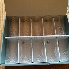 ADERIA GLASS PALME GIFT COLLECTIONのガラス食器セットですの画像