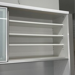 古賀家具 大型レンジボード 160cm 三分割 食器棚 キッチンボード 札幌市白石区の画像