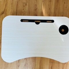 【商談中】折りたたみローテーブル木目調ホワイトの画像