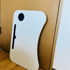 【商談中】折りたたみローテーブル木目調ホワイトの画像