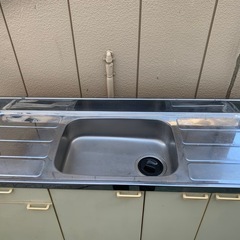 キッチン　シンク　150cmの画像