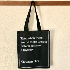 【非売品】Dior トートバッグ　博物館 V&A 美術館　限定　エコバッグ　黒の画像