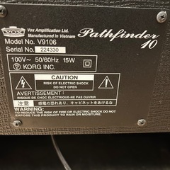 VOX  ギターアンプ パスファインダー10の画像