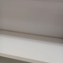 ★リユースのサカイつくば店★TK7406  収納棚 ホワイト H90×D17×W60 クリーニング済みの画像