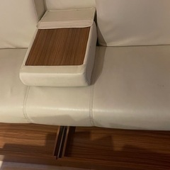 収納付きリクライニングソファベッドの画像