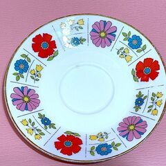 ノリタケ NORITAKE 花びら ソーサー 受け皿 Ivory China ヴィンテージ 食器 1枚 アンティーク ディスプレイ用の画像