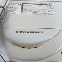 【美品‼️】6kg洗濯機 SHARP✨2019年製  の画像