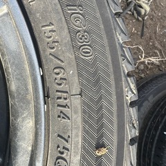 タッドレスタイヤ🛞ホイールセット4本の画像