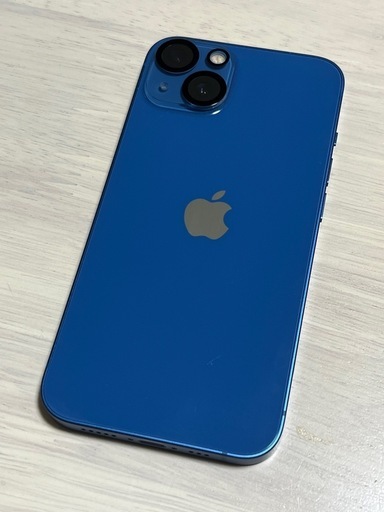 iPhone13 ブルー　iFaceつき
