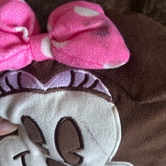 ディズニー　ミニー　ごっつん防止　転倒防止　リュック　ヘッドガード　赤ちゃんの画像