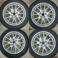 【新品】195/60R17 スタッドレス＋【超美品中古】17インチホイール 60プリウスにの画像