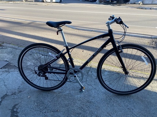 クロスバイク　7段変速  アルミフレーム　キズ錆汚れあり