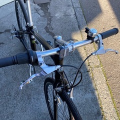 クロスバイク　7段変速  アルミフレーム　キズ錆汚れありの画像