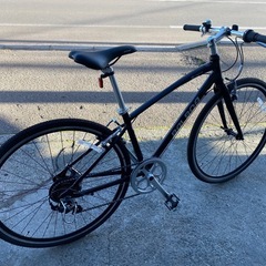 クロスバイク　7段変速  アルミフレーム　キズ錆汚れありの画像