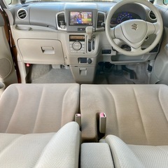 ターボ車‼️車検R8年8月まで★平成25年式★スズキ★スペーシア★社外ナビ★バックカメラ★片側パワースライドドア★アイドリングストップ★の画像