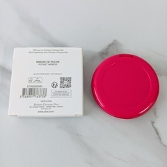 Dior　ミラー　鏡　ノベルティ　2面　コンパクト　赤の画像