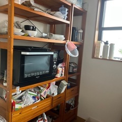 木製ラックの画像