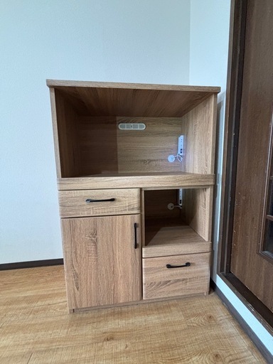 幅80cm×高さ115cmコンセント4つ付きコパン80レンジ台