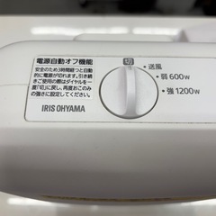 【セラミックファンヒーター】【アイリスオーヤマ】クリーニング済み/6ヶ月保証【管理番号12311】比の画像