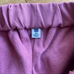 ユニクロ　フリースパンツ　120の画像